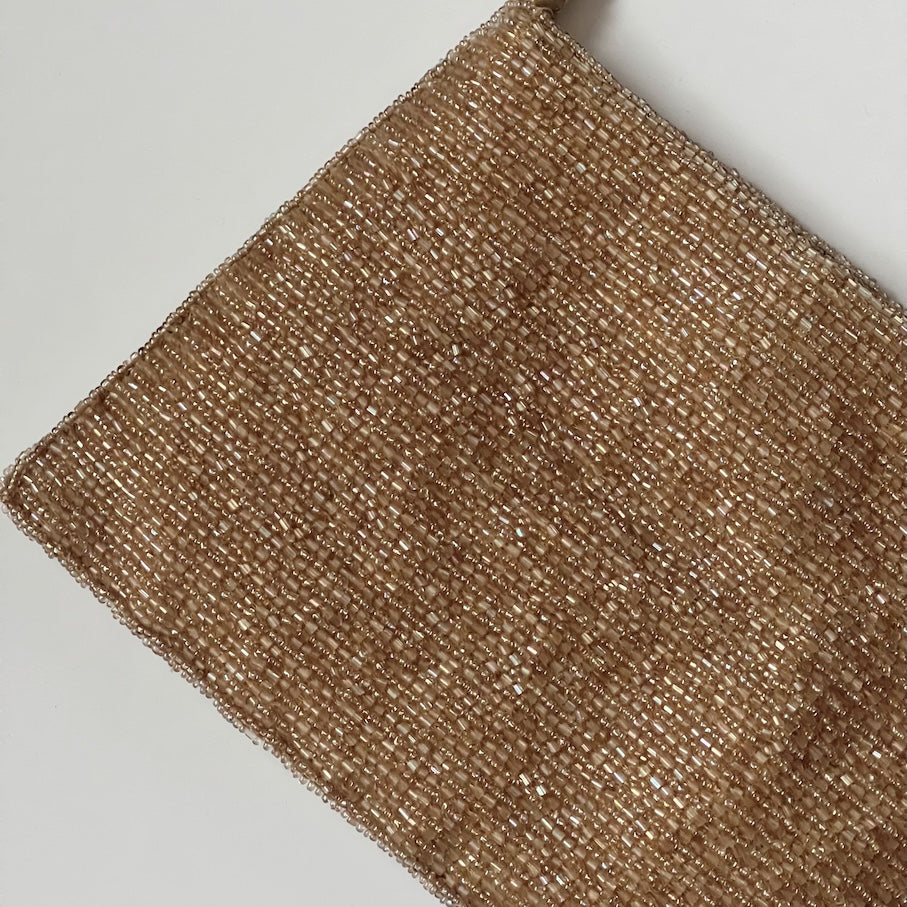 Vintage Gold Beaded Pochette
