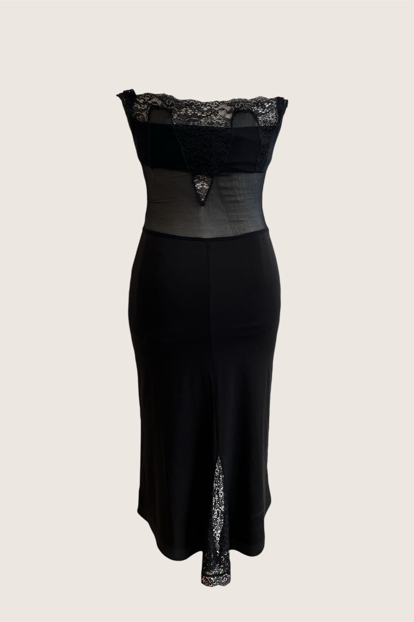 Luxurious Designer Little Black Bustier Dress