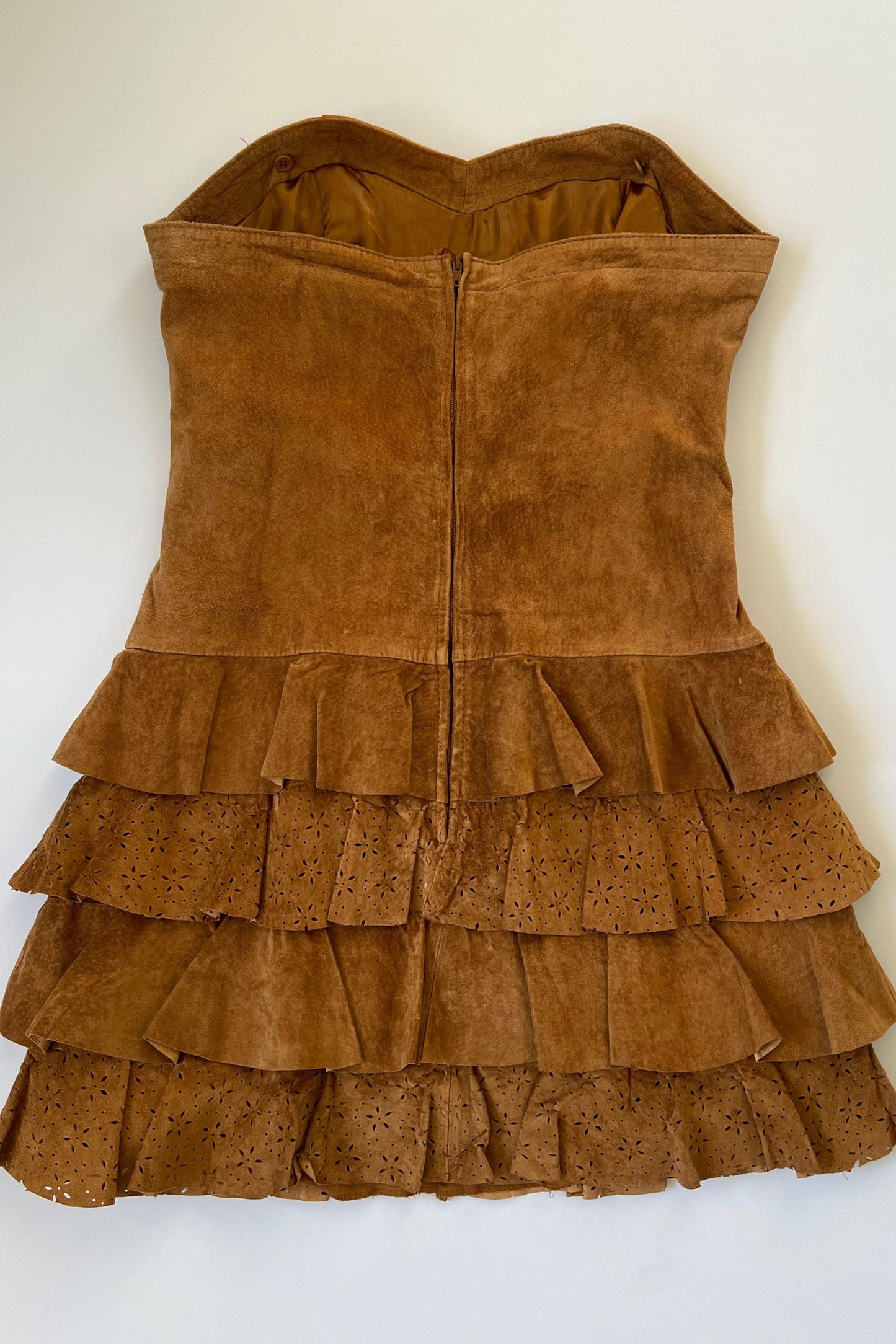 Vintage 1990's Leather Mini Dress