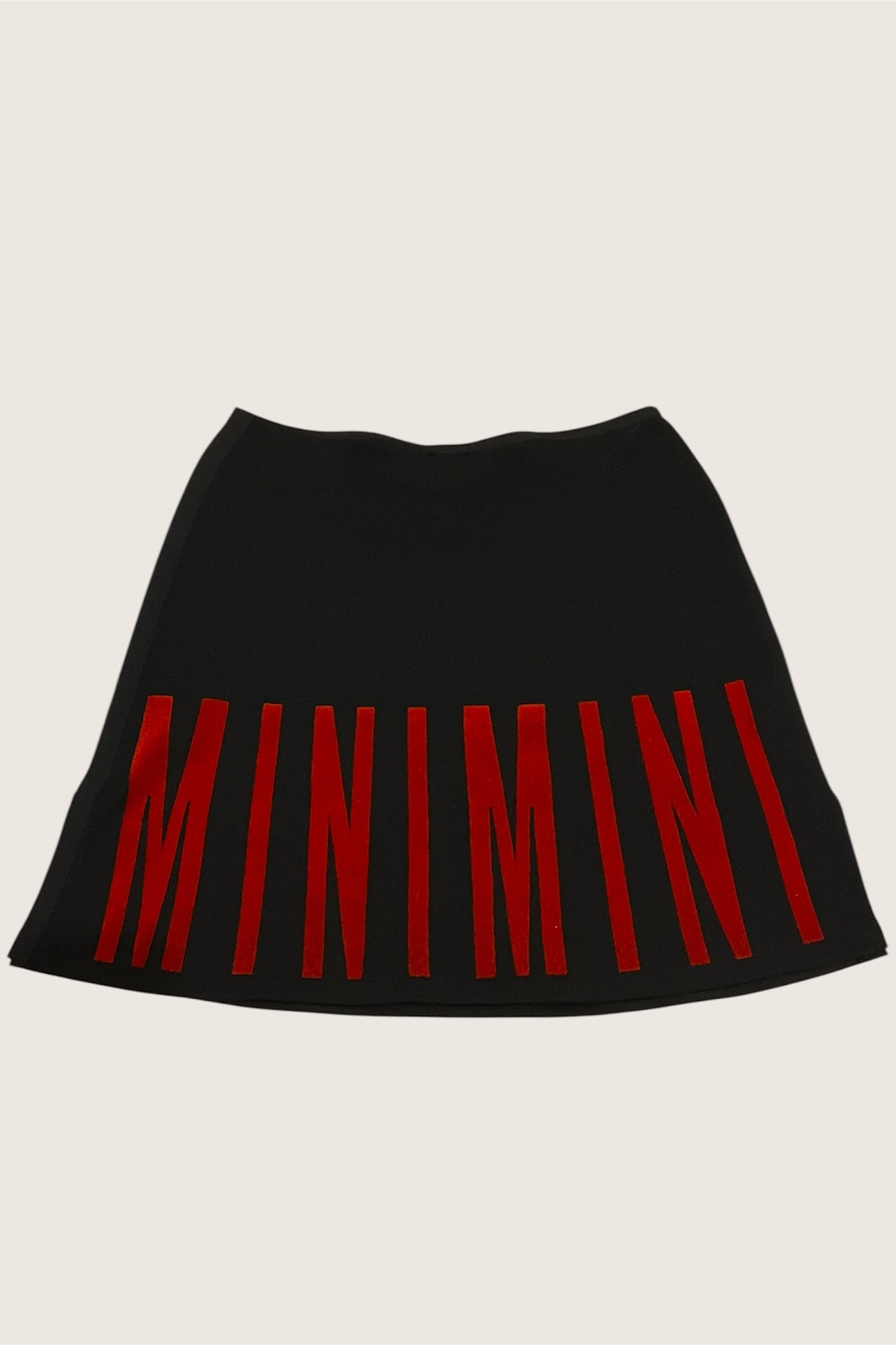 Vintage Parisian Black Mini Skirt