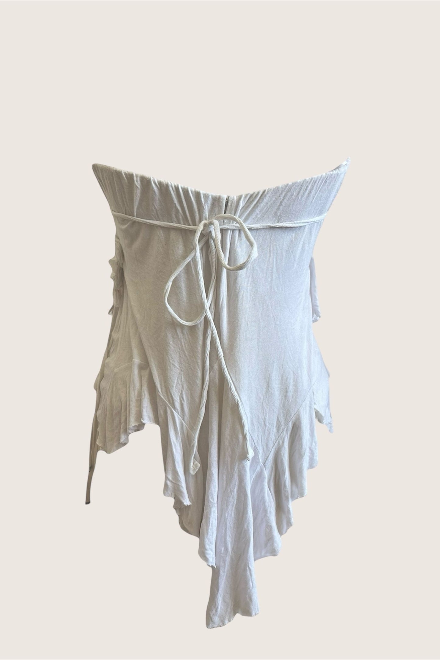 Vintage Seafoam White Bustier