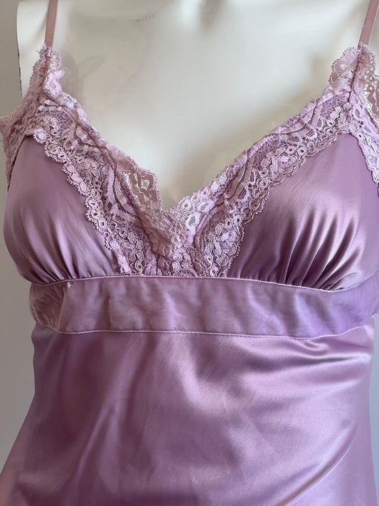 Vintage Dusty Pink Satin Camisole
