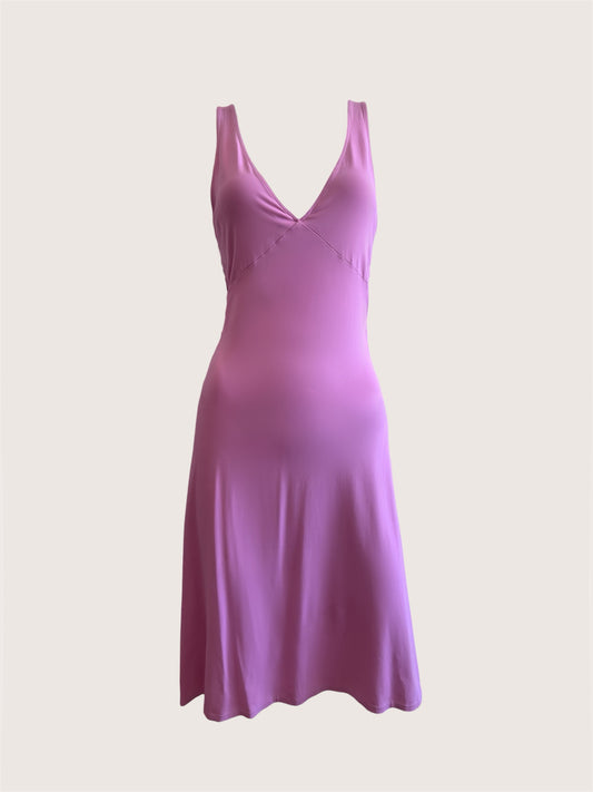 La Perla Vintage Pink Cut-Out Dress