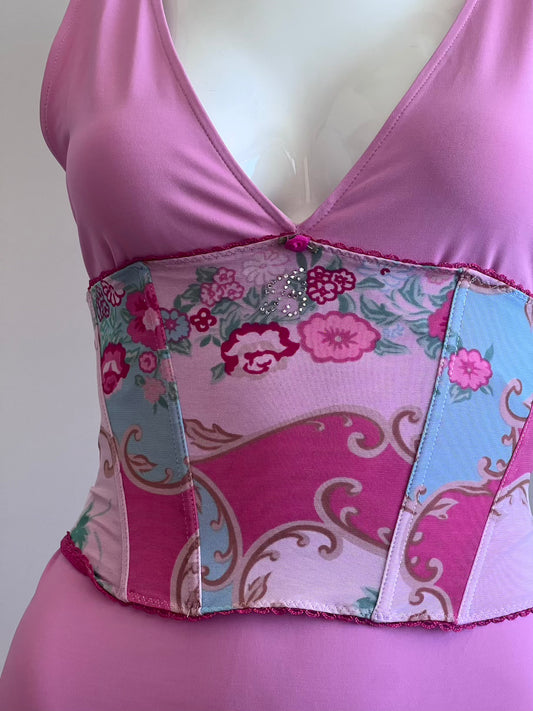 Vintage Blumarine Pink Undebust Corset