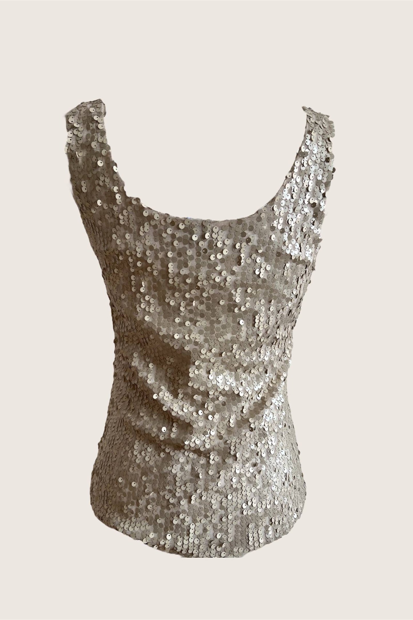 Champagne Pearl Sequin Camisole