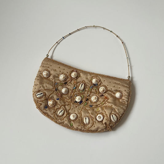 Vintage Gold Beaded Purse