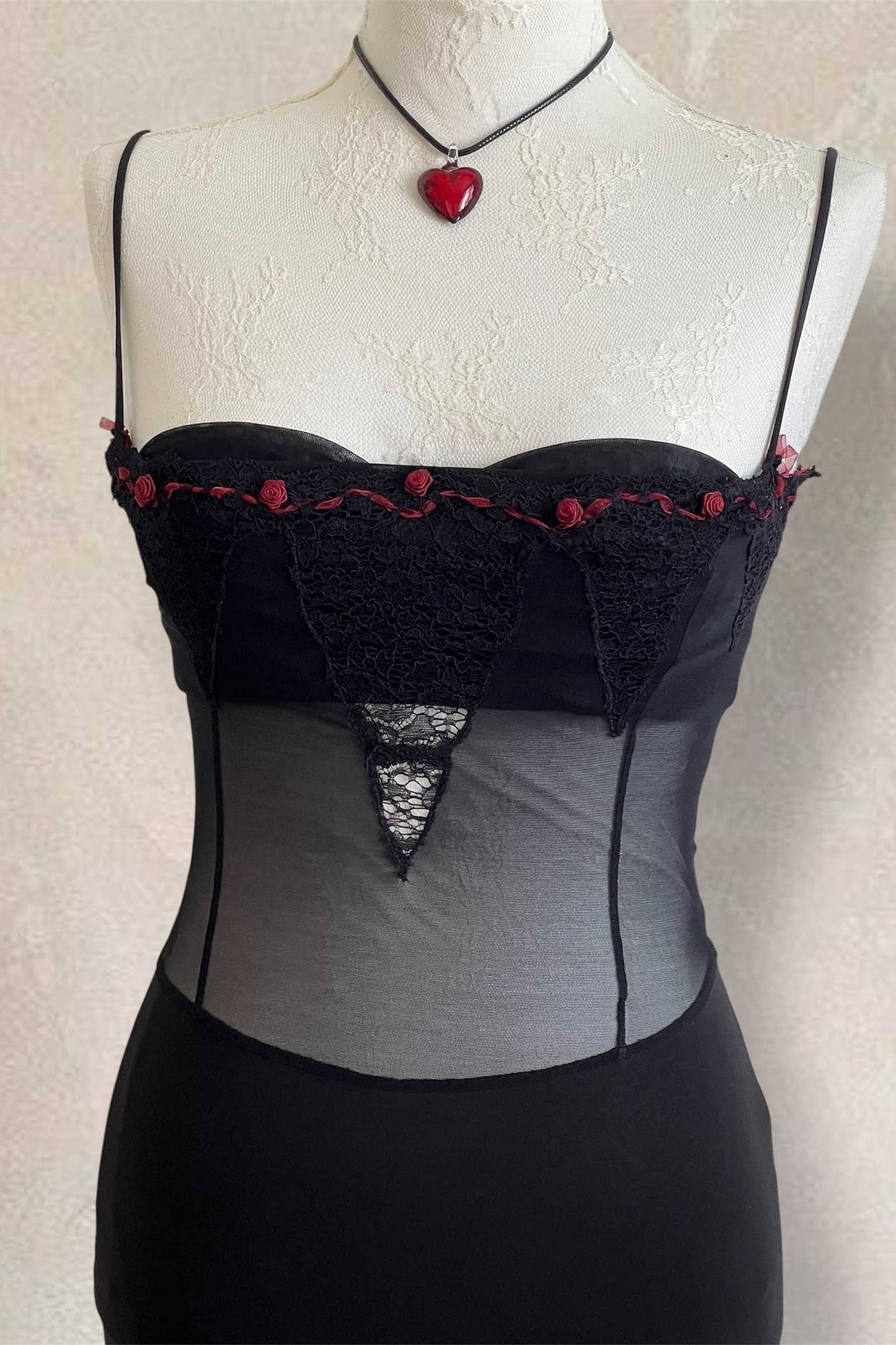 Luxurious Designer Little Black Bustier Dress