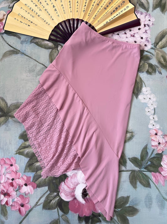 Vintage 1990's Italian Pink Slip Skirt