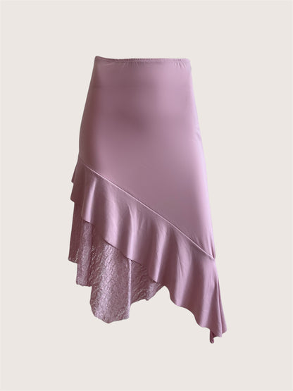 Vintage 1990's Italian Pink Slip Skirt