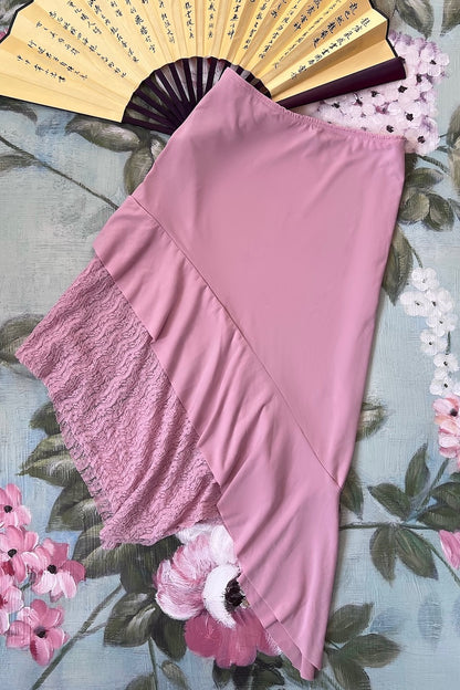 Vintage 1990's Italian Pink Slip Skirt