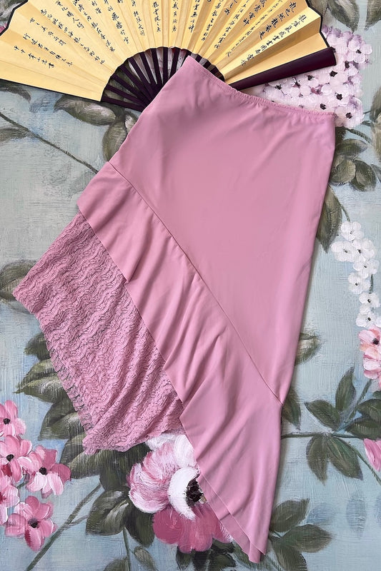 Vintage 1990's Italian Pink Slip Skirt