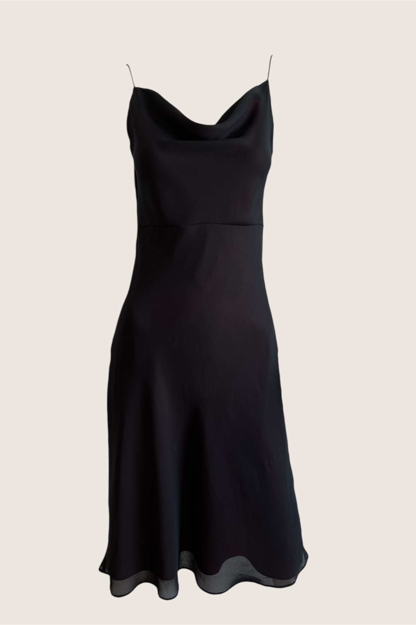 Vintage 1990's Dark Cherry Overlay Slip Dress