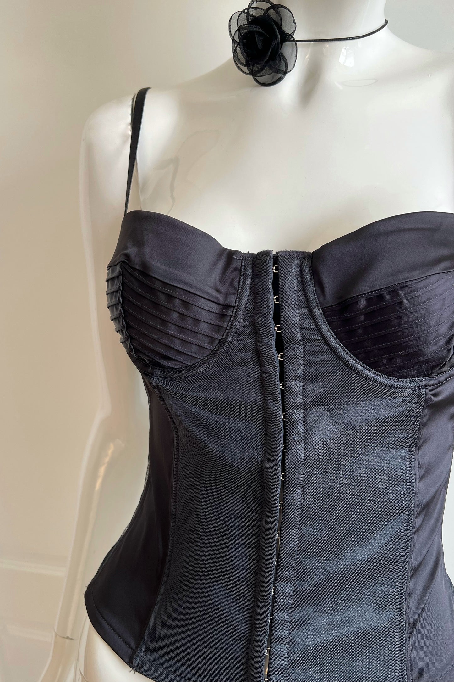 Classic Charcoal Black Bustier