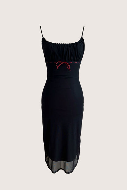 Vintage 1990's Black Slip Dress