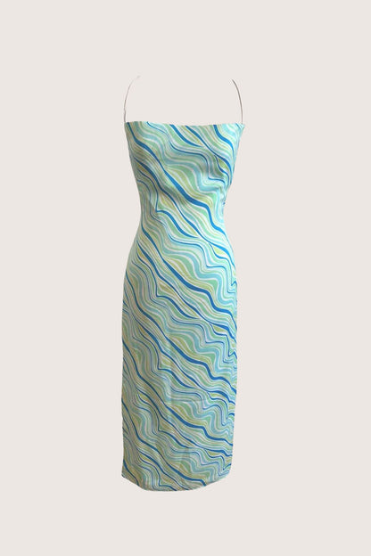2000's Watercolor Slip Dress