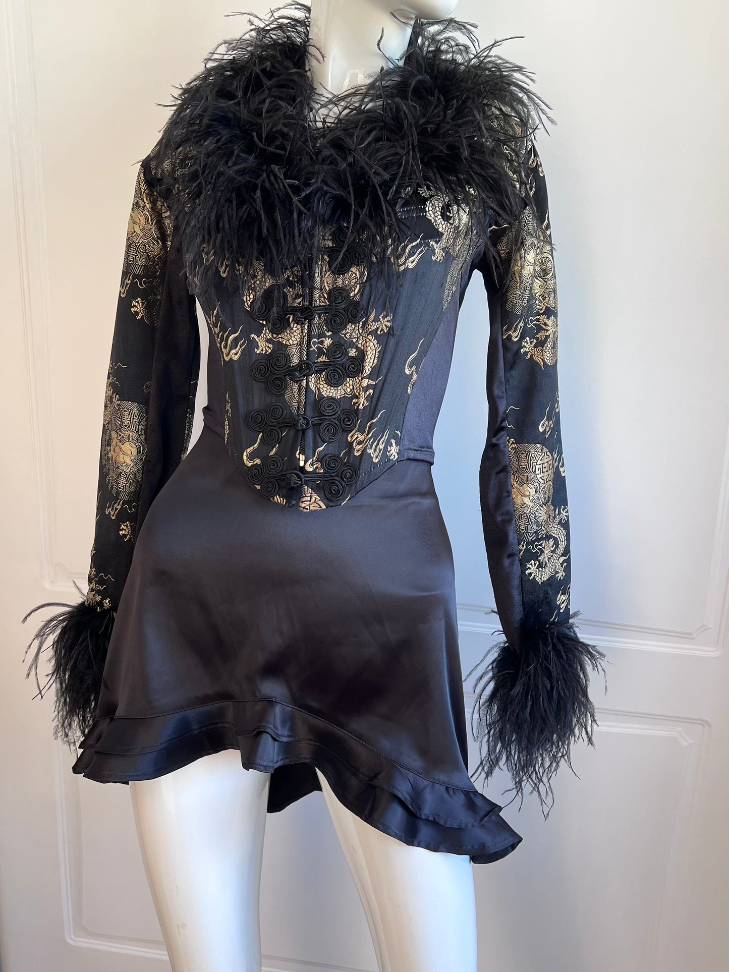 Luxurious & Rare English Designer Brocade Corset Bodice