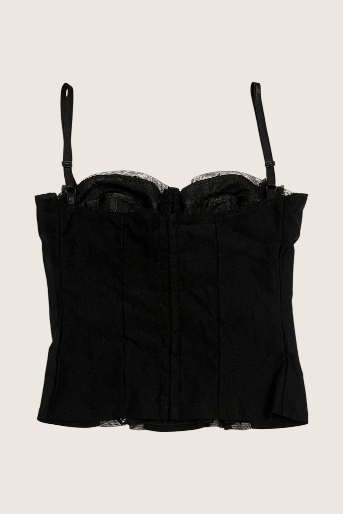 1990's Classic Black Bustier