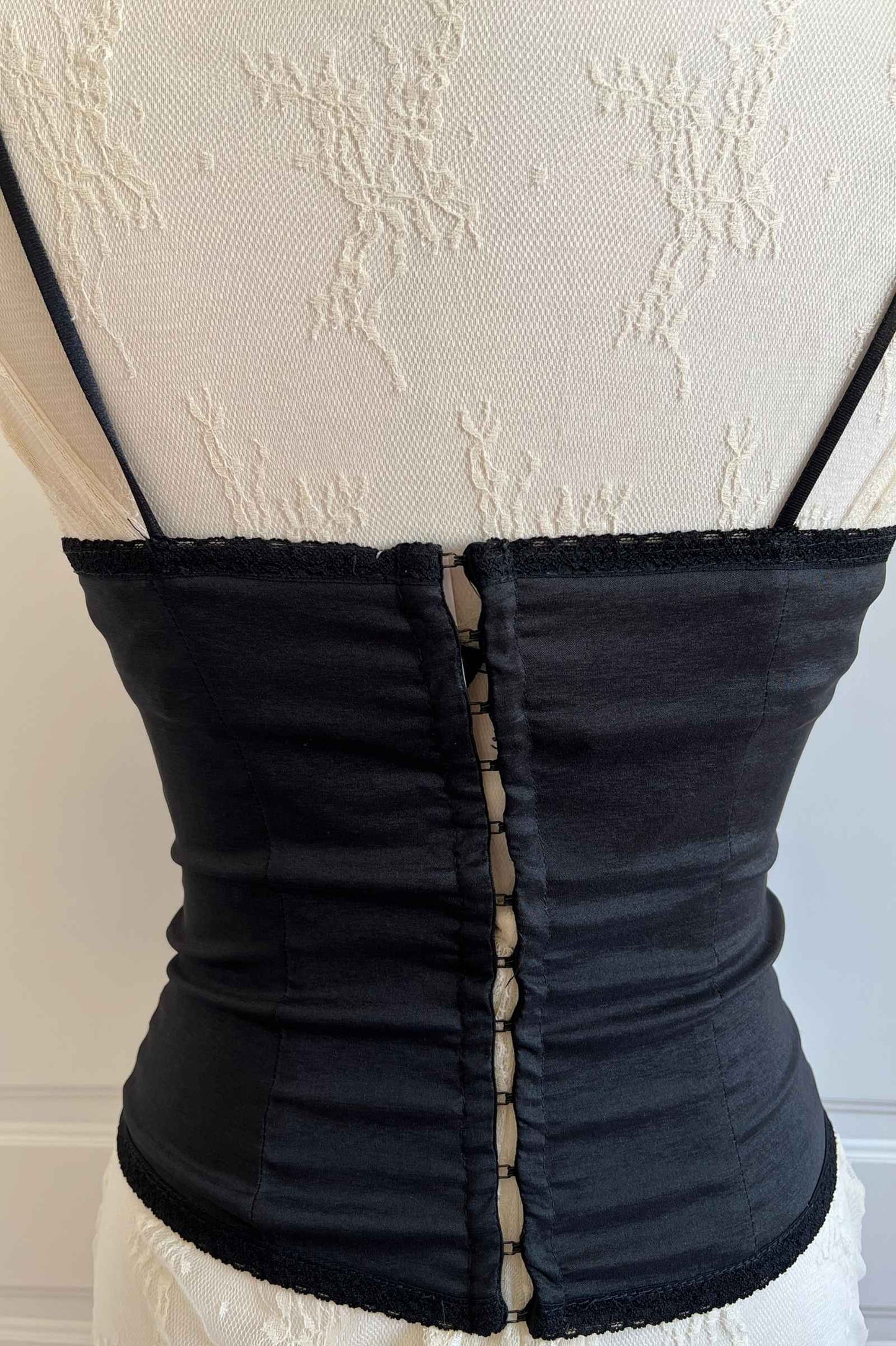 1990's Classic Black Bustier