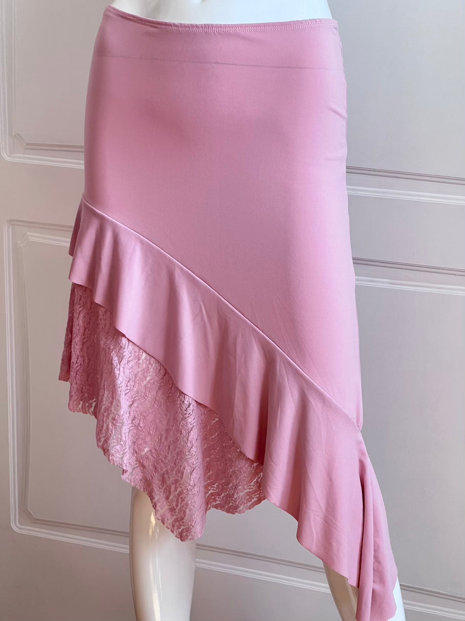 Vintage 1990's Italian Pink Slip Skirt