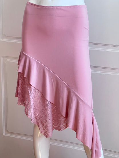 Vintage 1990's Italian Pink Slip Skirt