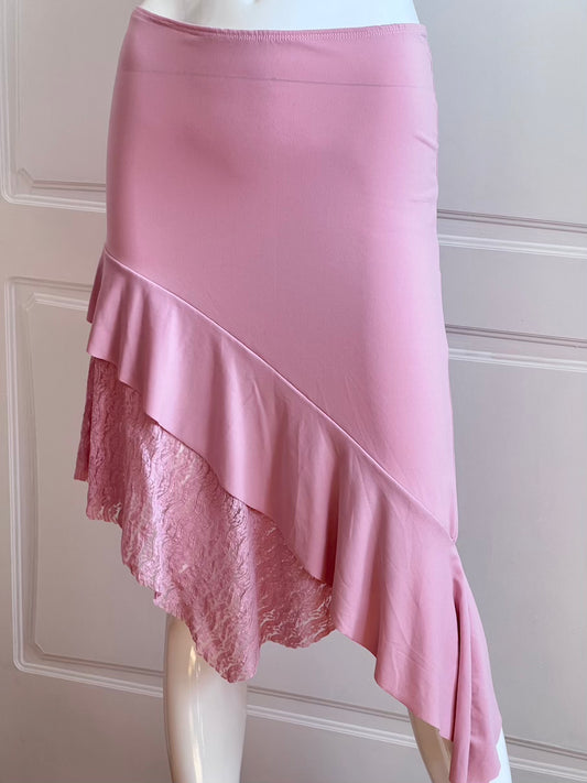Vintage 1990's Italian Pink Slip Skirt