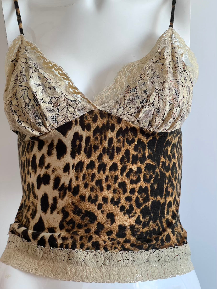 Vintage 1990's Leopard Print Camisole