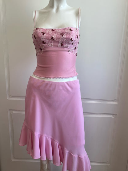Vintage 1990's Pink Slip Skirt