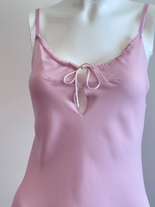 1990's Pastel Pink Slip Dress