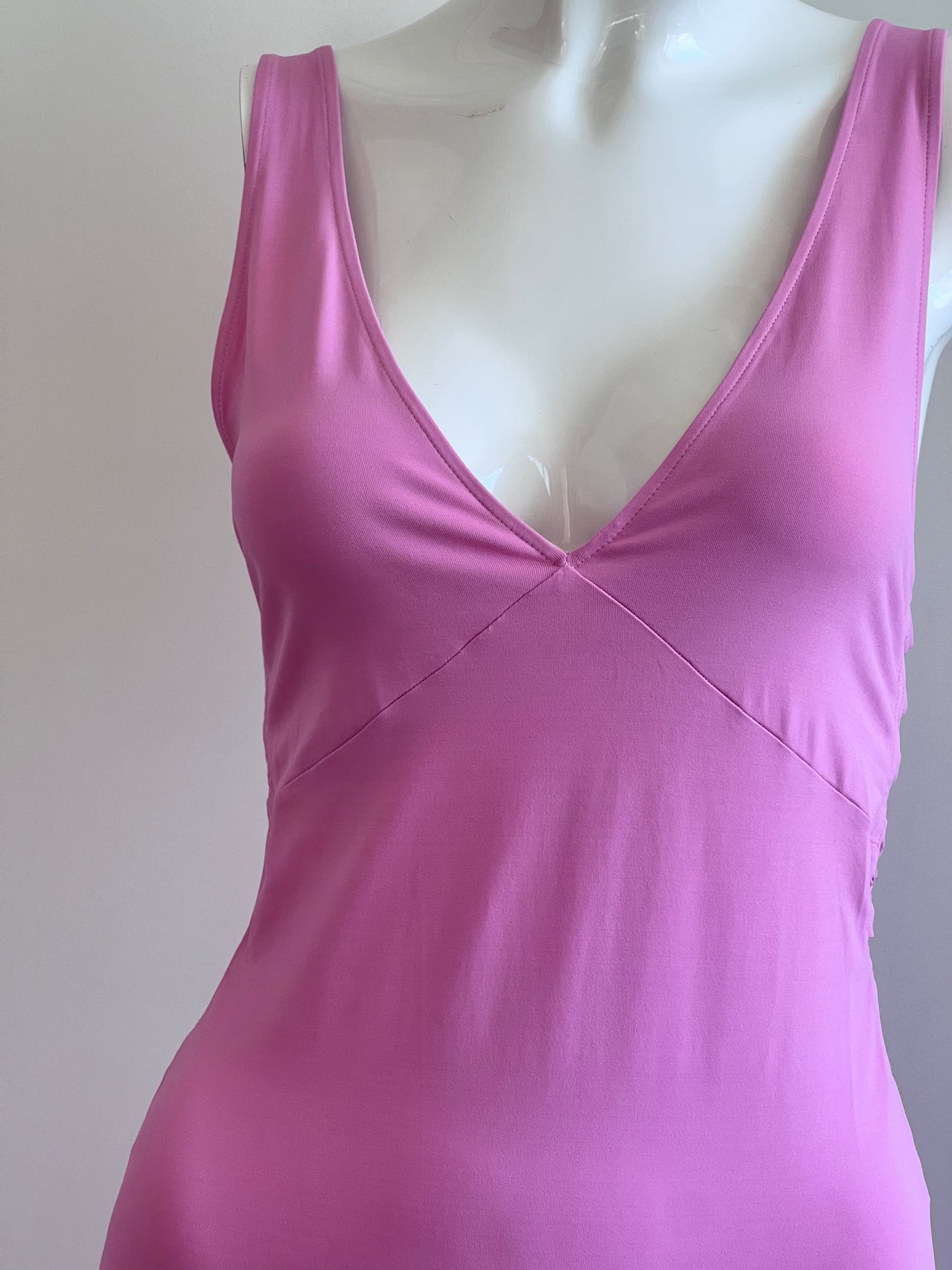 La Perla Vintage Pink Cut-Out Dress