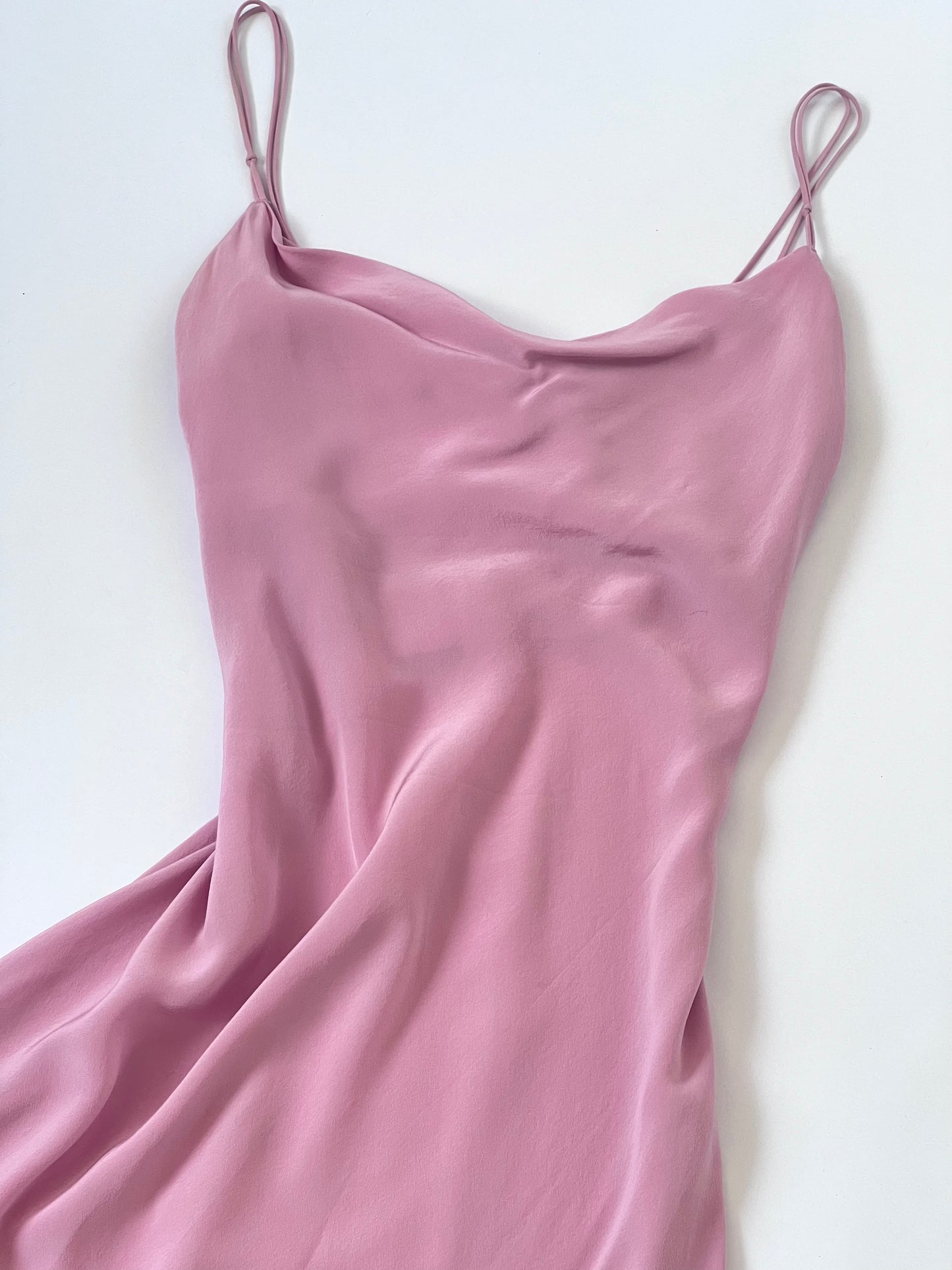 La Perla Vintage Blush Pink Slip Dress