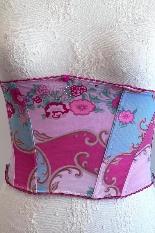Vintage Blumarine Pink Undebust Corset