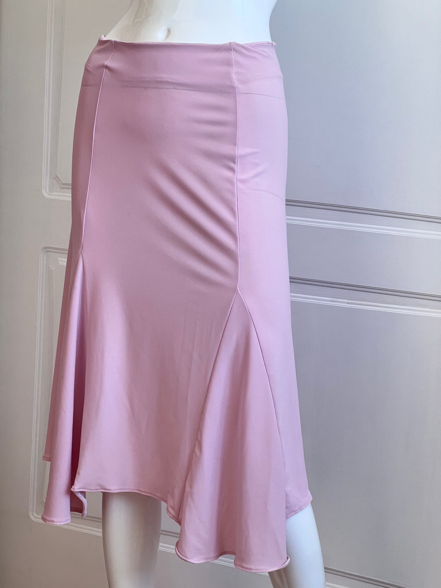 Vintage Blush Pink Slip Skirt