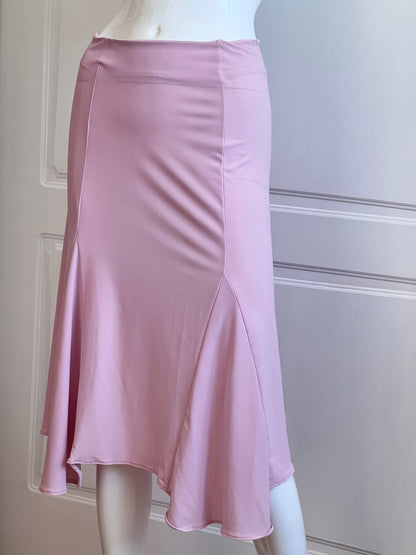Vintage Blush Pink Slip Skirt