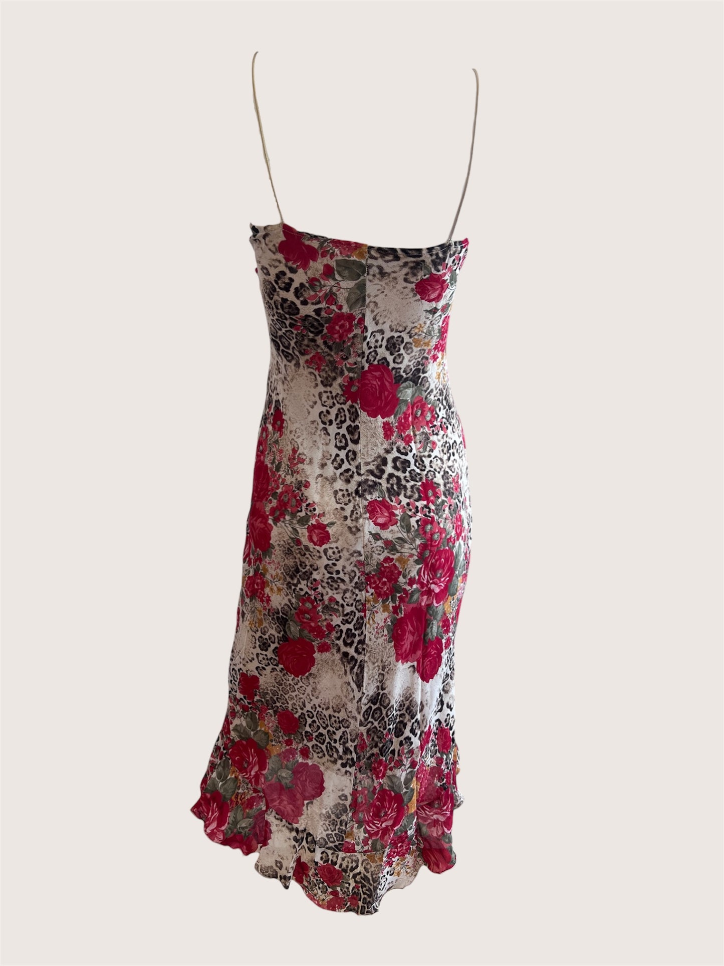 Vintage Animal Print & Floral Slip Dress