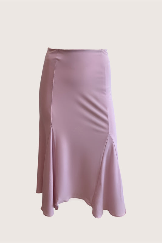 Vintage Blush Pink Slip Skirt