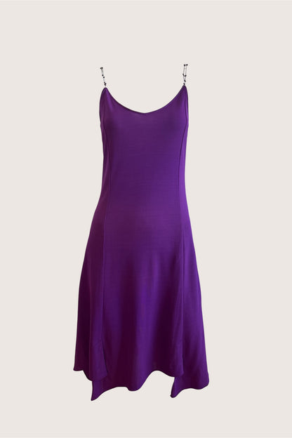 Vintage Italian Purple Slip Dress