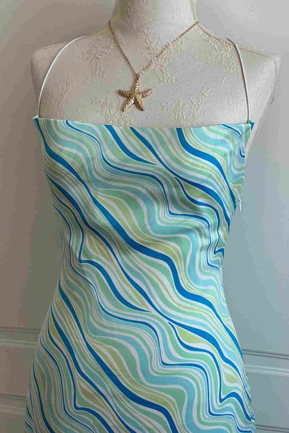 2000's Watercolor Slip Dress