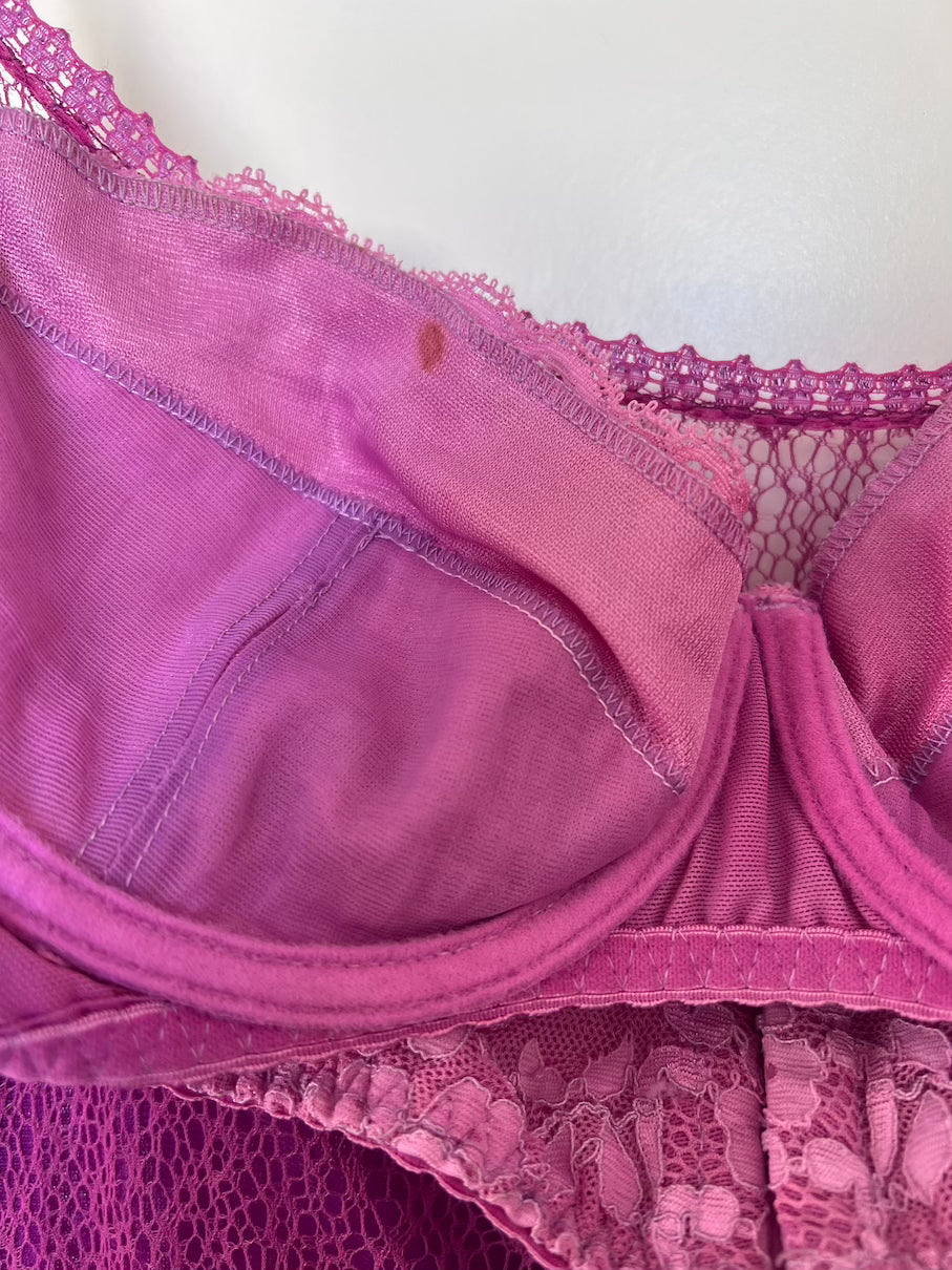 Luxurious Designer 1990's Violet Gown
