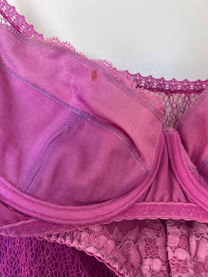 Luxurious Designer 1990's Violet Gown