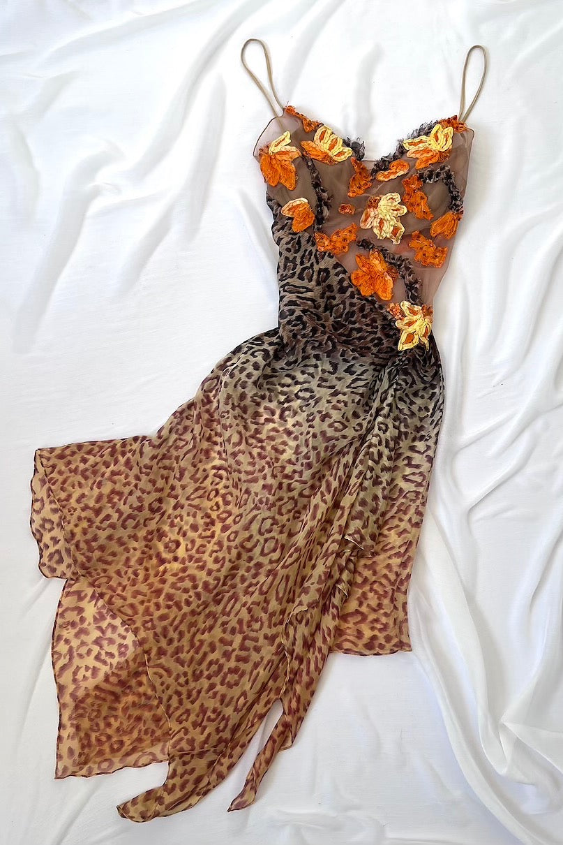 100% Silk Luxurious Designer Slip Dress