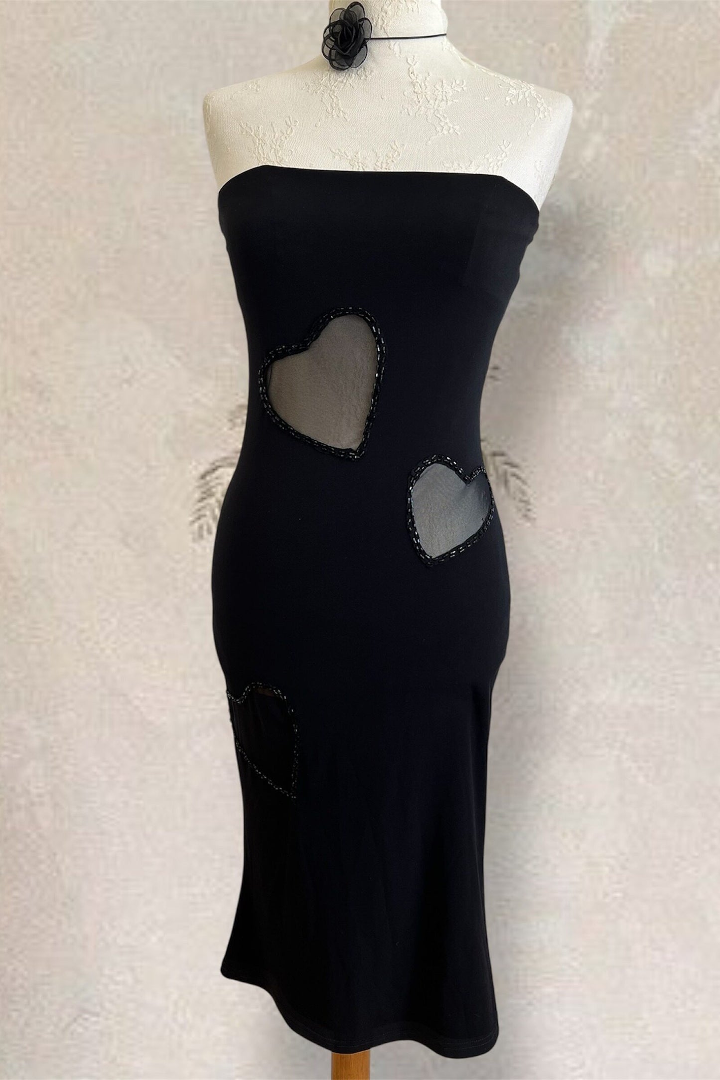 Designer Cut-Out 2000's Little Black Dress