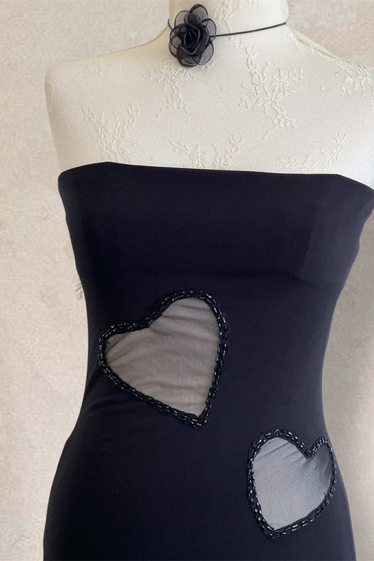 Designer Cut-Out 2000's Little Black Dress
