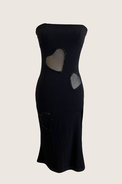 Designer Cut-Out 2000's Little Black Dress