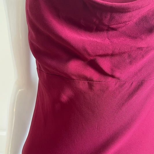 1990's Classic Rose Red Slip Dress