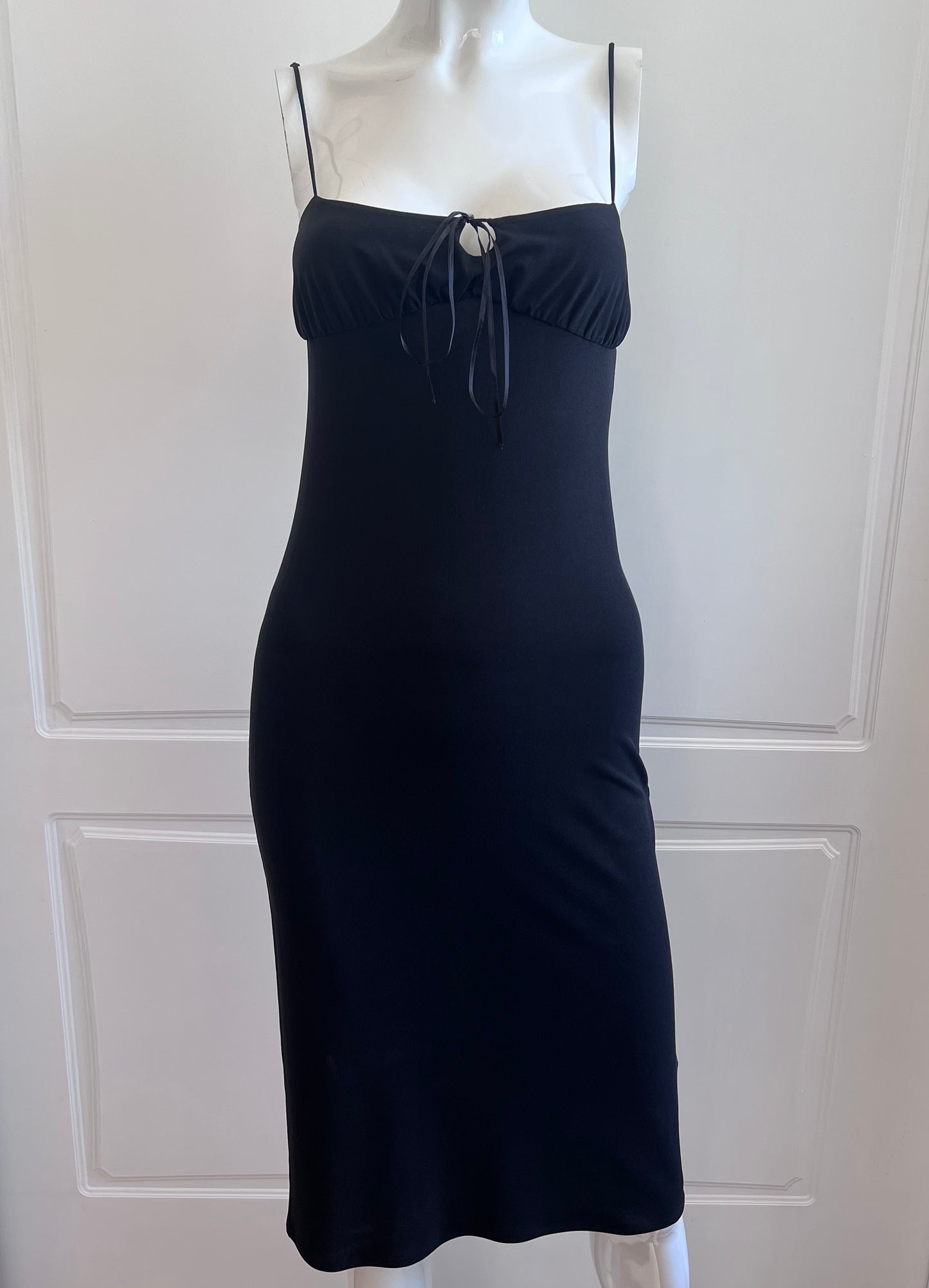 1990's Little Black Slip Dress