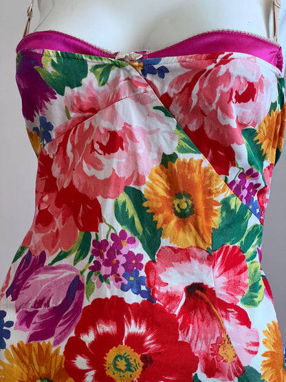 Dolce & Gabbana D&G 2000s Pink Floral Dress