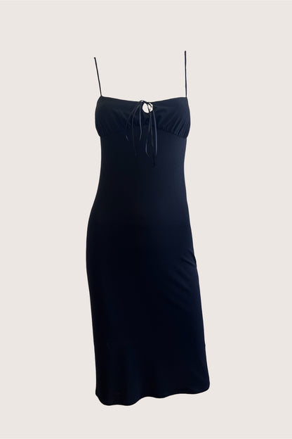1990's Little Black Slip Dress
