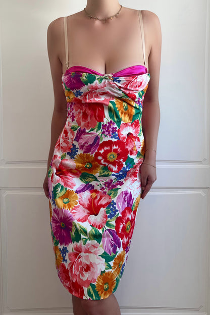 Dolce & Gabbana D&G 2000s Pink Floral Dress