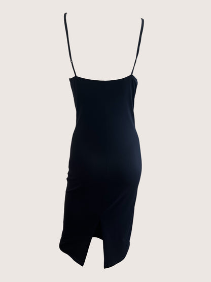 1990's Little Black Slip Dress