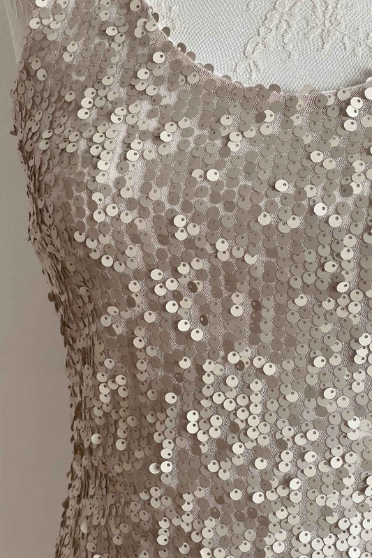 Champagne Pearl Sequin Camisole